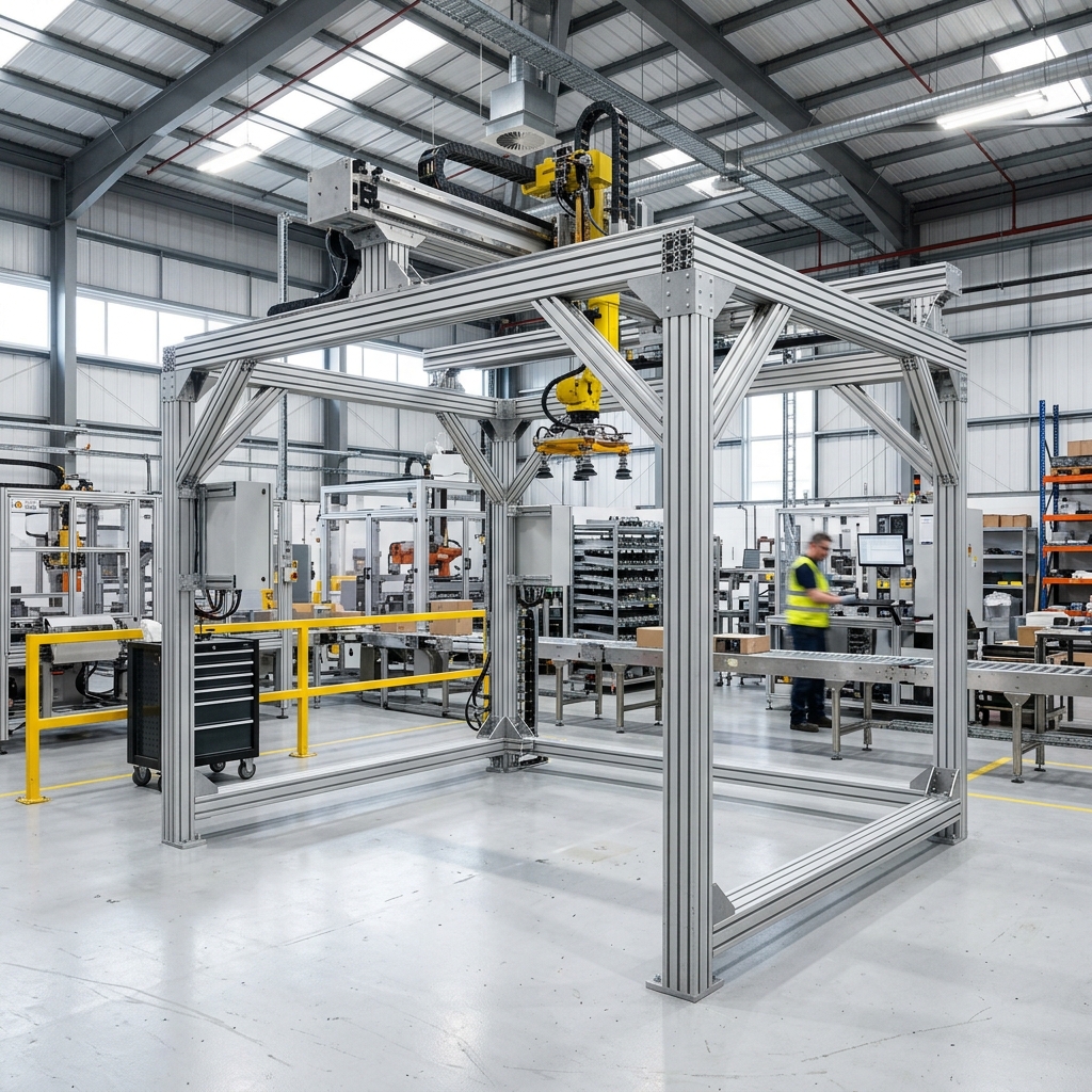 Slacks Creek robotic cell CNC frame