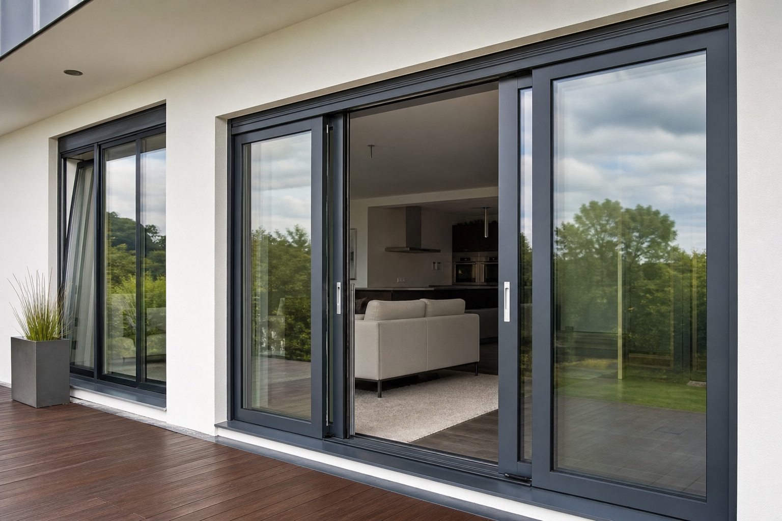 Premium aluminium windows and sliding doors